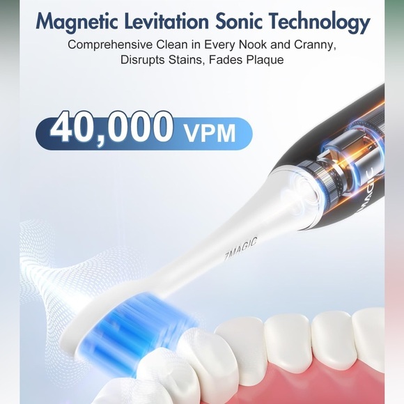 Phylian Pro U17 Sonic Electric Toothbrush- NEW - Picture 4 of 9